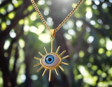 Divine Eye of Protection Charm Necklace