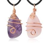 Spiral Crystal Necklace