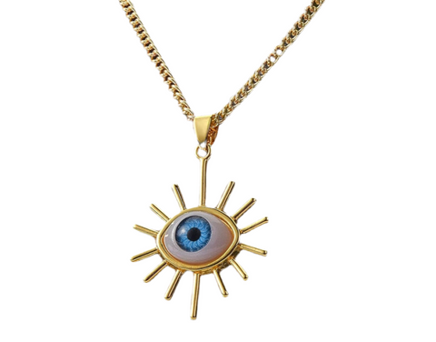 Divine Eye of Protection Charm Necklace