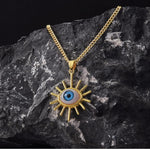 Divine Eye of Protection Charm Necklace